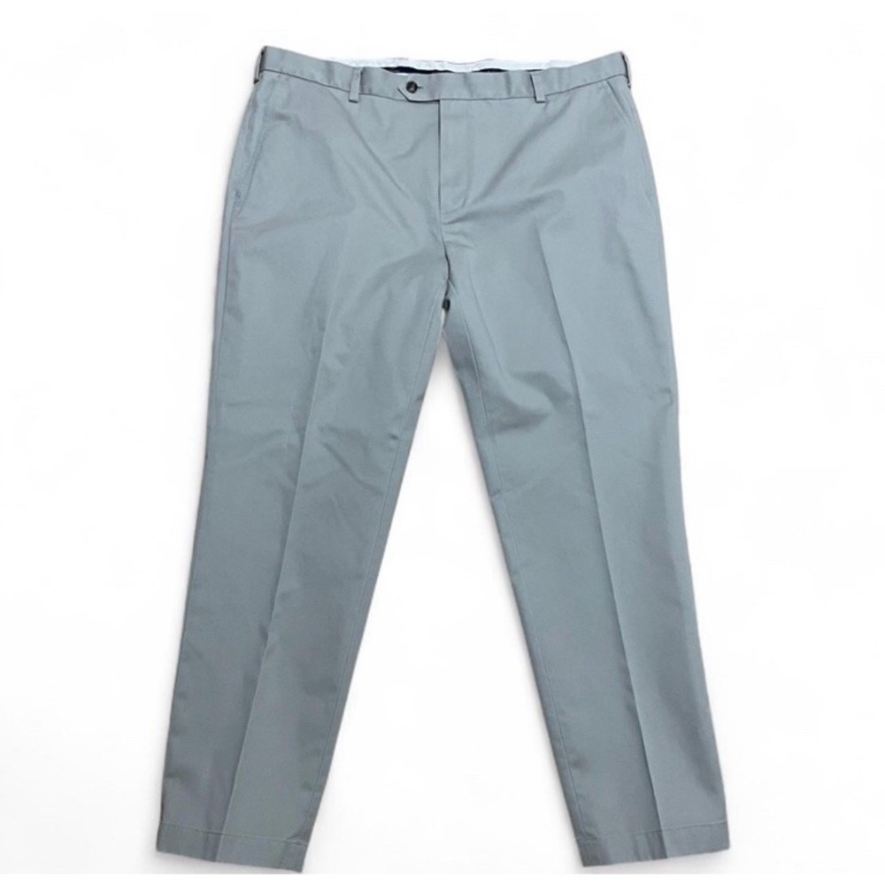 Brooks Brothers Regular Fit Cotton Advantage Chino Pants Gray Stone W40 L30